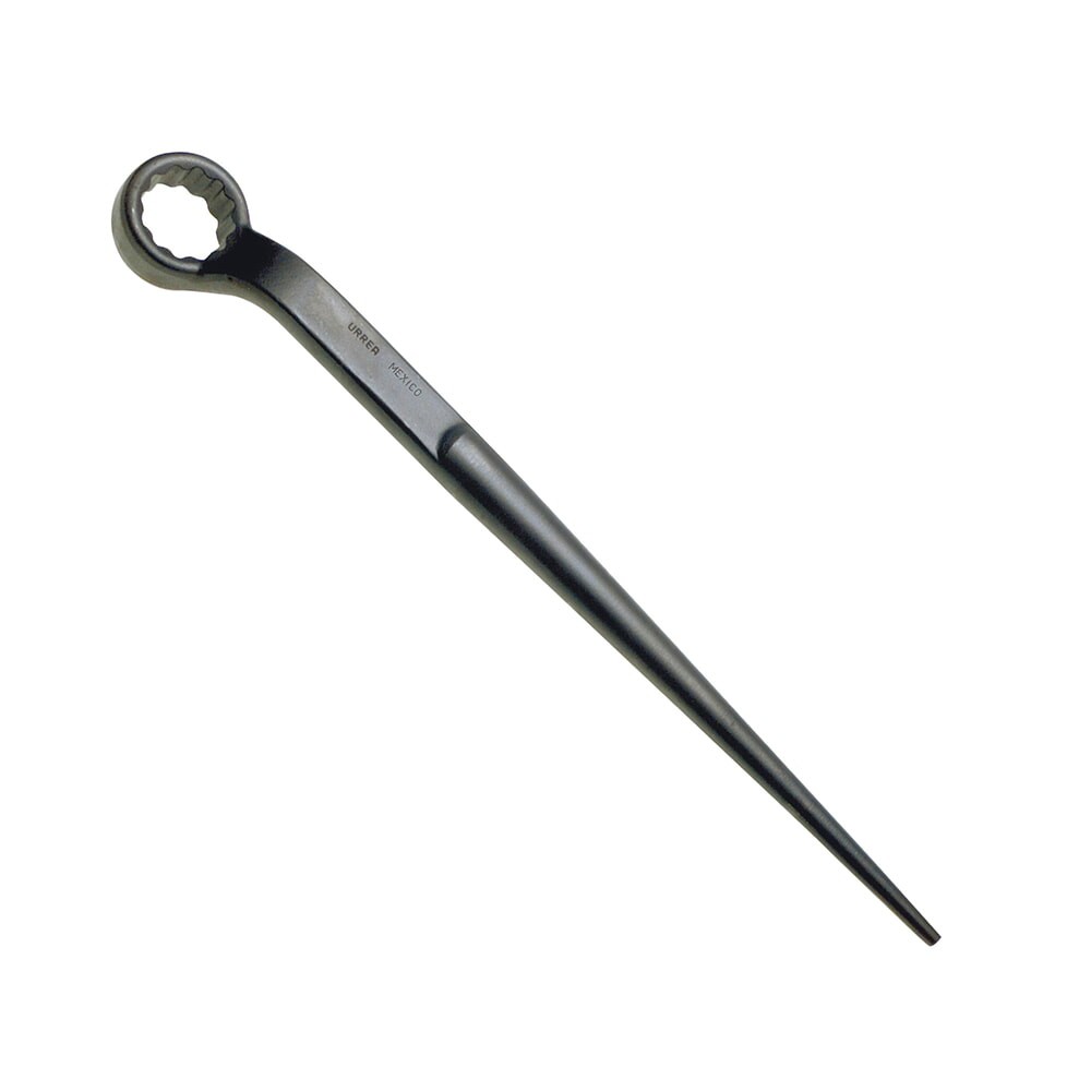 Urrea 2614 Black Industrial Structural Box End Wrench 7/8” With Tapered Handle