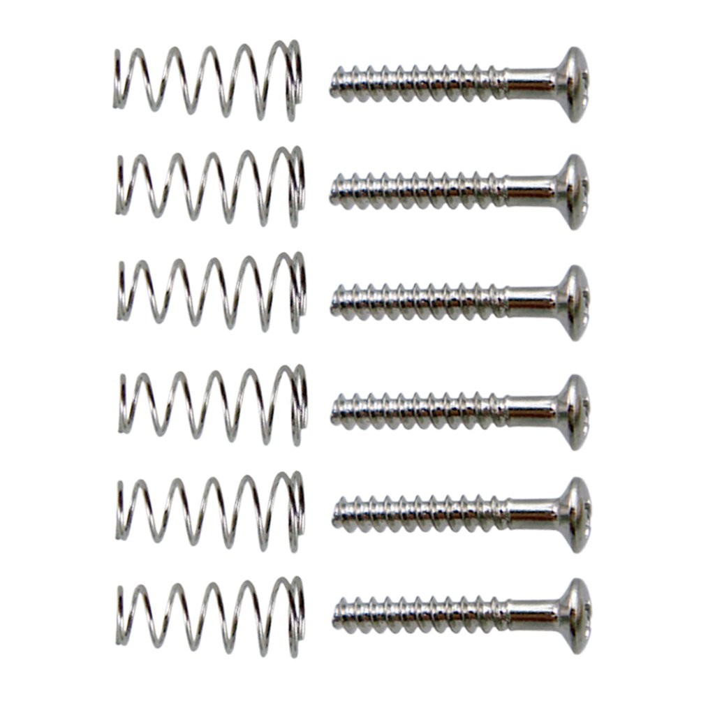 CCeCCe 12 Sets Single Coil Pickups Mounting Screw and Adjusting Spring Kit...