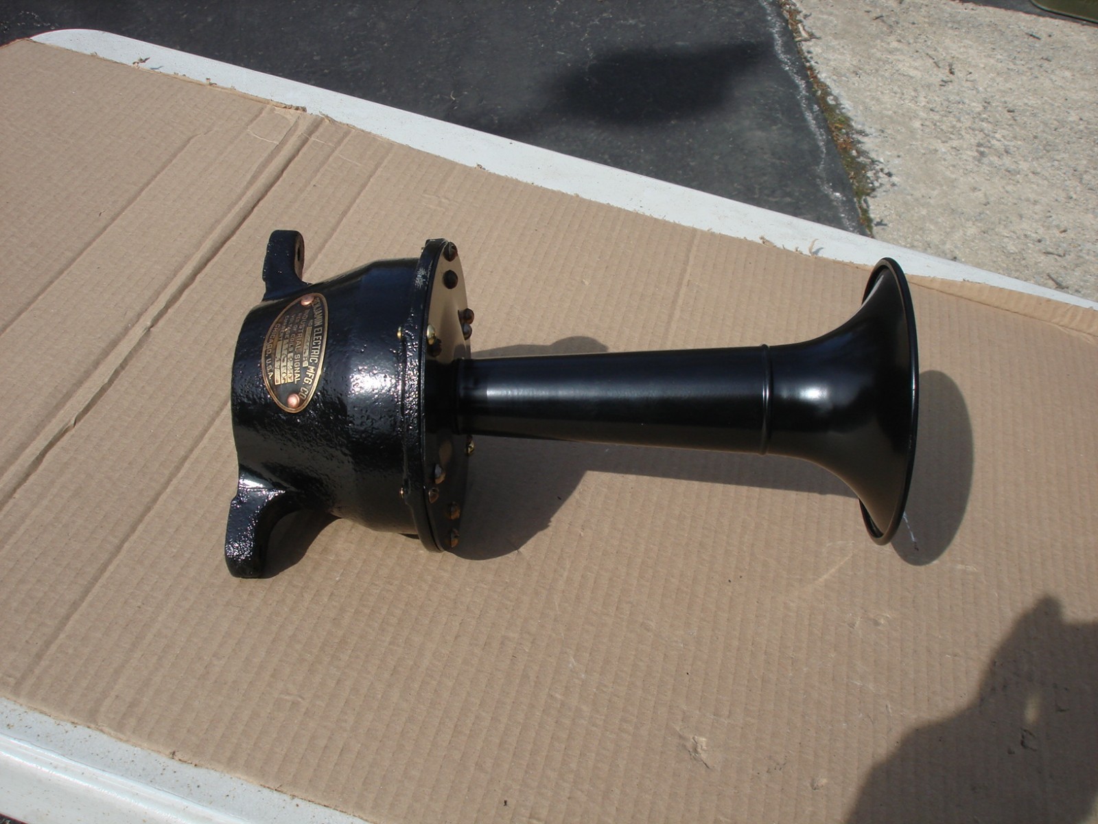 VTG Benjamin Electric Mfg. Co. Industrial Signal Horn Restored & Working 8346-H