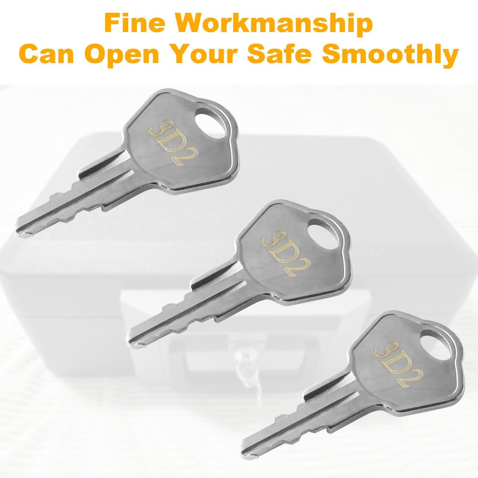 Sentry Safe Replacement Keys Model 1100-Codes 3D2 for Sentry Safe Key (Key 3D...