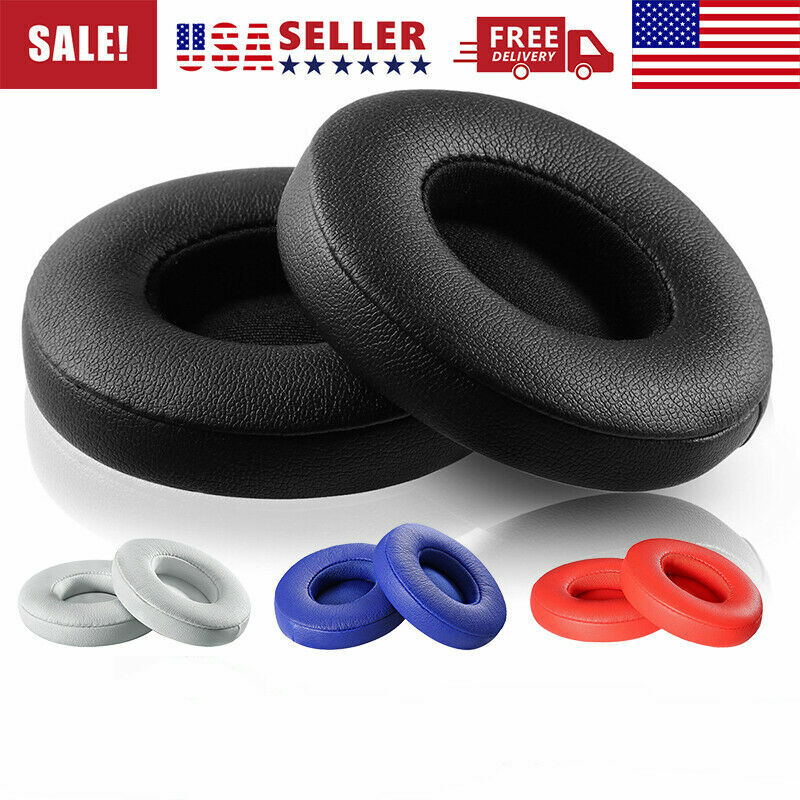 Replacement Ear Pads Cushion For Beats Dr Dre Solo 2/3 Wireless/Wired Headphone