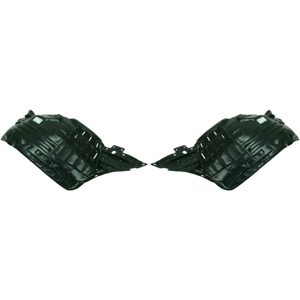 Front Driver & Passenger Side Fender Liner Set w/ Clips For 2006-2009 350Z