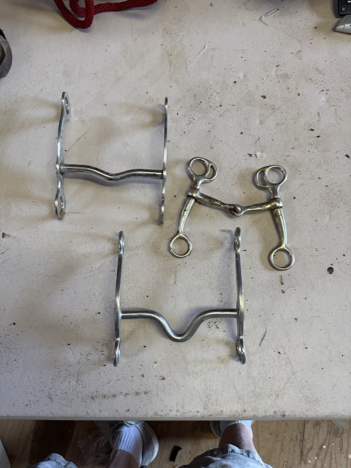 horse bits used lot 3 Misc