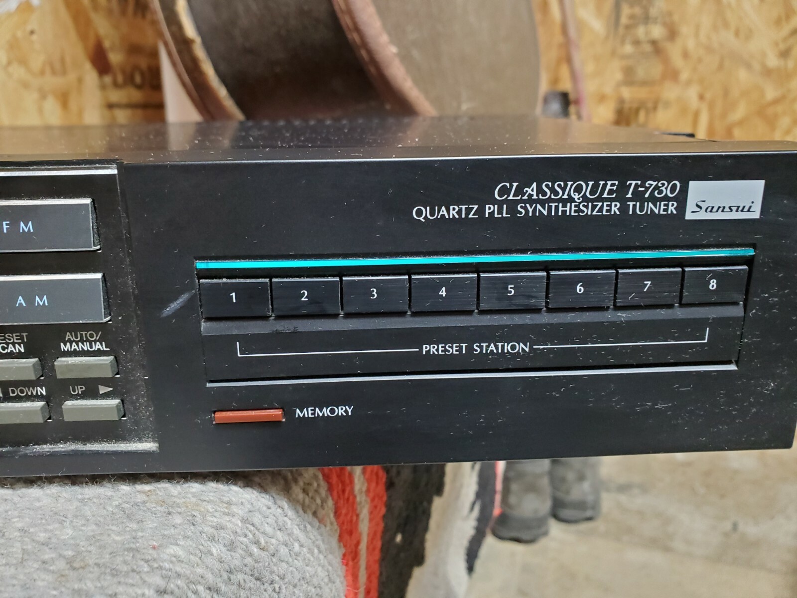 Sansui Classique T-730 Quartz PLL Synthesizer AM/FM Tuner Tested