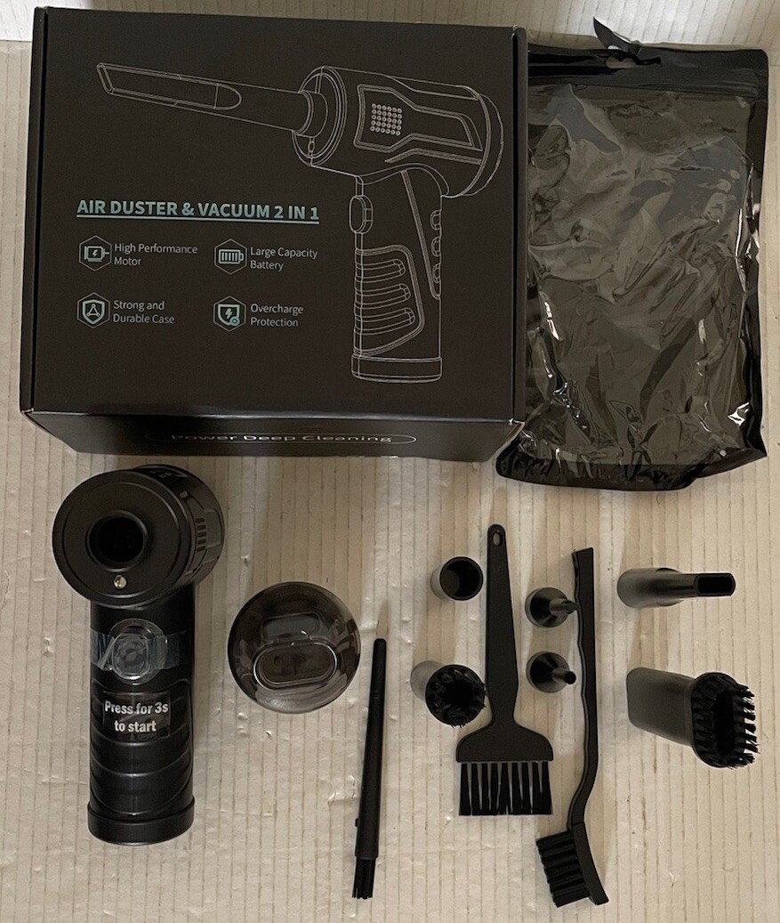 Air Duster Vacuum 2-in-1 Missing Charging Cable