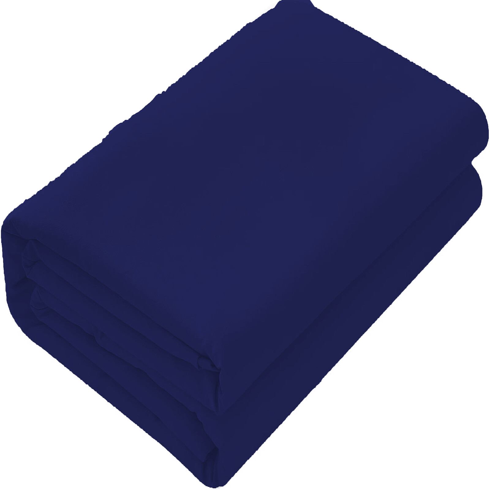 Extra Deep Pocket 6 PCs Sheet Set 1200 Count 100% Cotton Navy Blue Solid