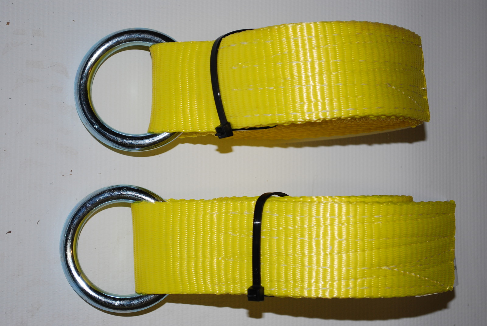 2 10' LASSO STRAP 16,000 lb WEB CAR HAULER TRAILER TIE DOWN STRAP WHEEL STRAPS