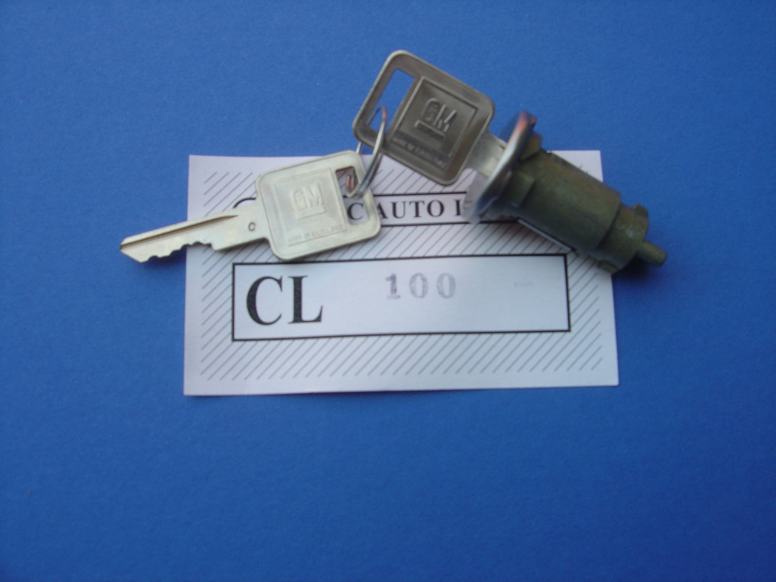 1967-1968-1969-1970-1971-1972 CHEVY TRUCK IGNITION  LOCK WITH LATER GM KEYS-NEW