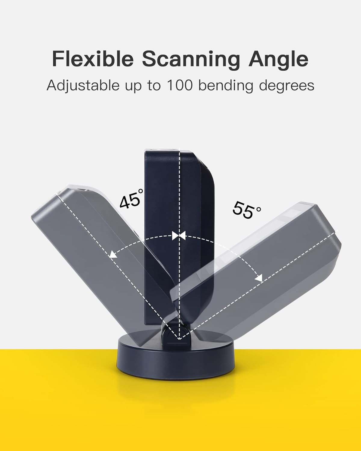 Inateck Barcode Scanner, 1D/2D Presentation Scanner,Corded and Omni-Directional