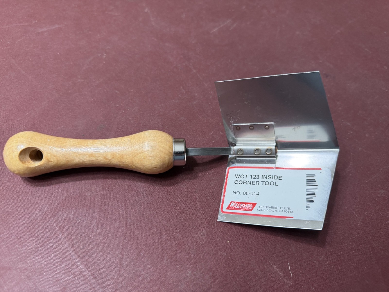 WALL-BOARD  88-014 123 INSIDE STAINLESS STEEL CORNER TOOL  USA 🇺🇸