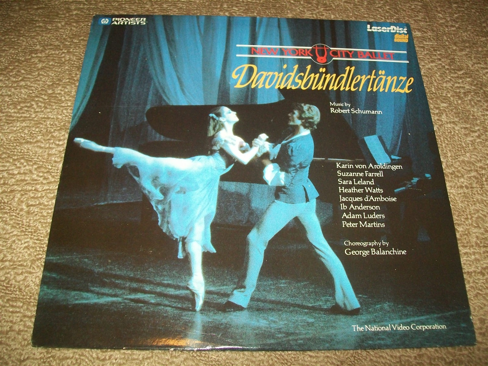 DAVIDSBUNDLERTANZE Laserdisc LD VERY GOOD CONDITION VERY RARE BALLET!