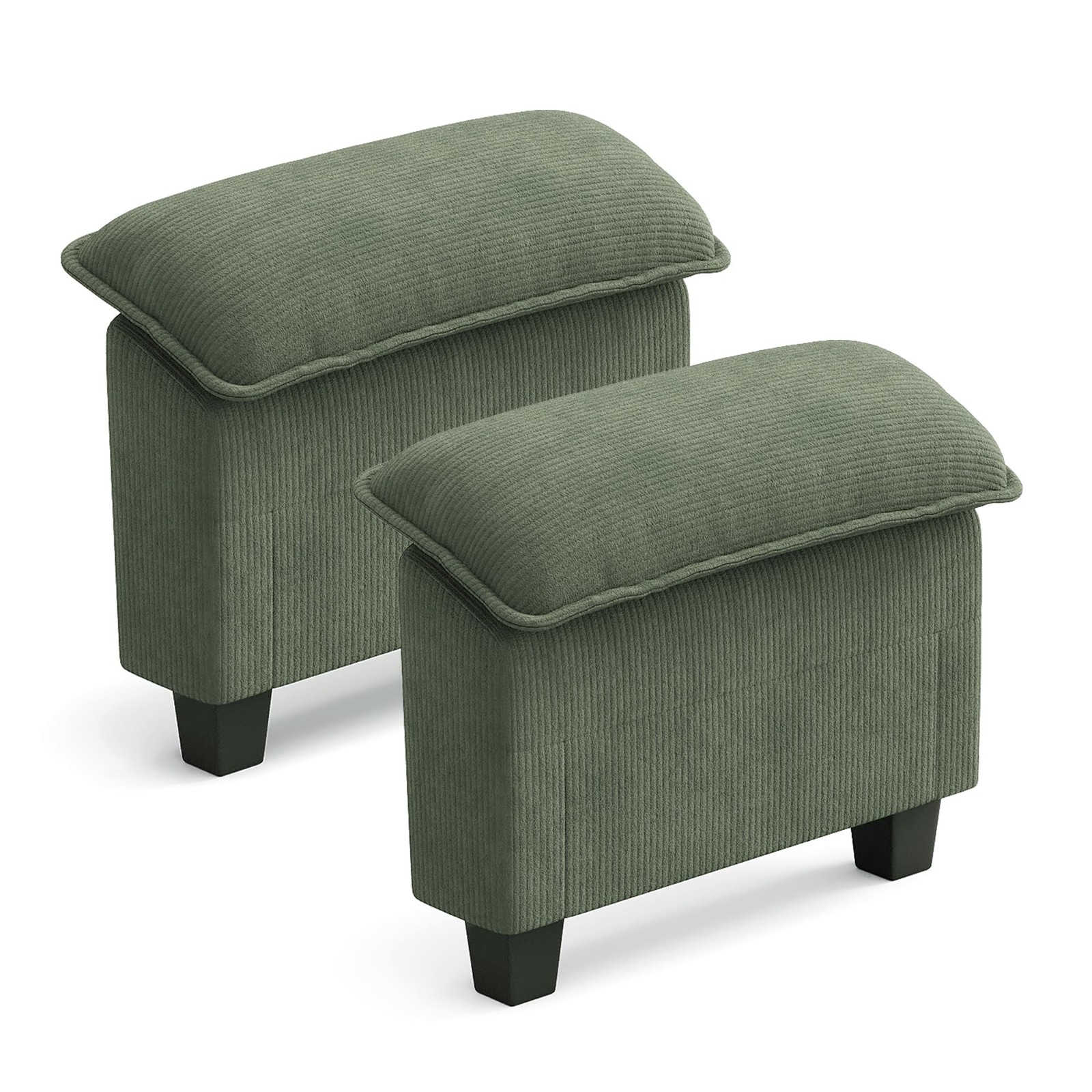 Left and Right Armrests, Green