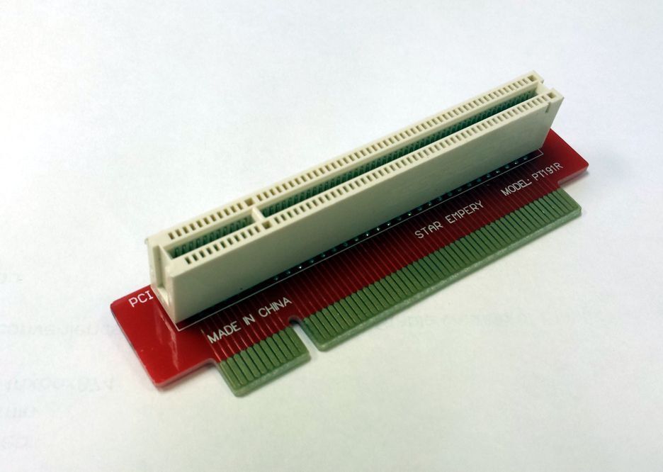 CHN PCI RISER-1U-RIGHT Inward Angle Rackmount Adapter Extender Card