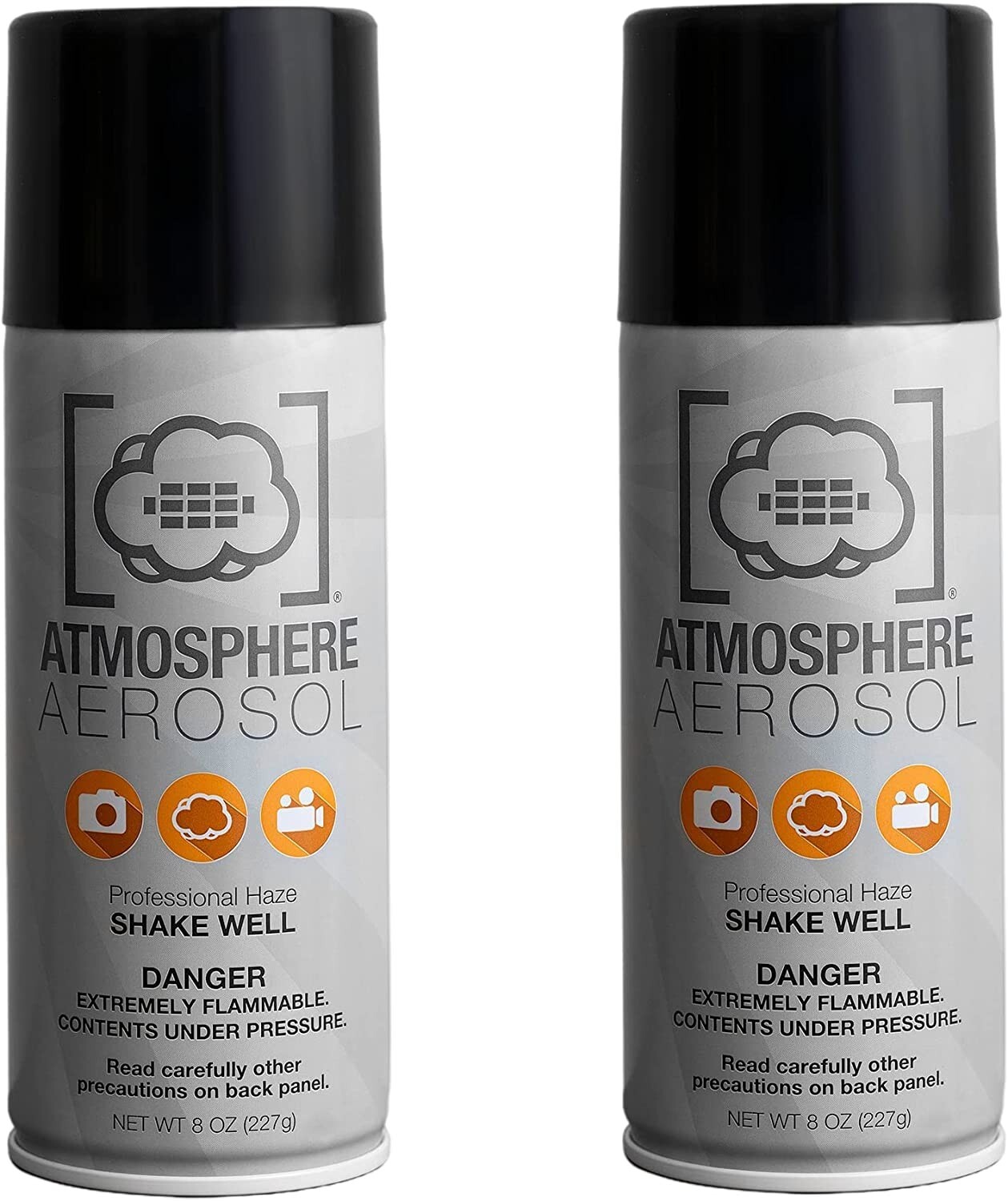 Atmosphere Aerosol 2 Pack 8oz Haze - Fog Spray for Photographers and Filmmakers