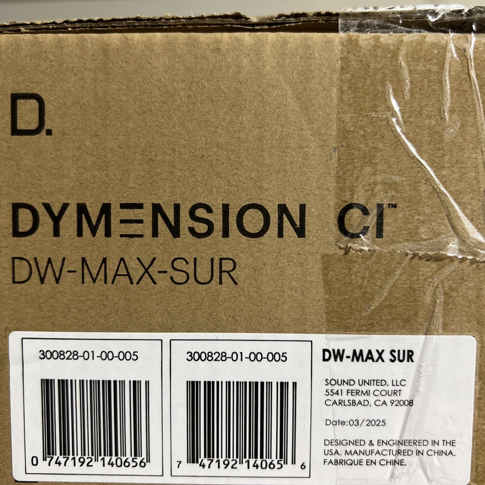 DefTech DW MAX SUR each In Wall Surround speaker
