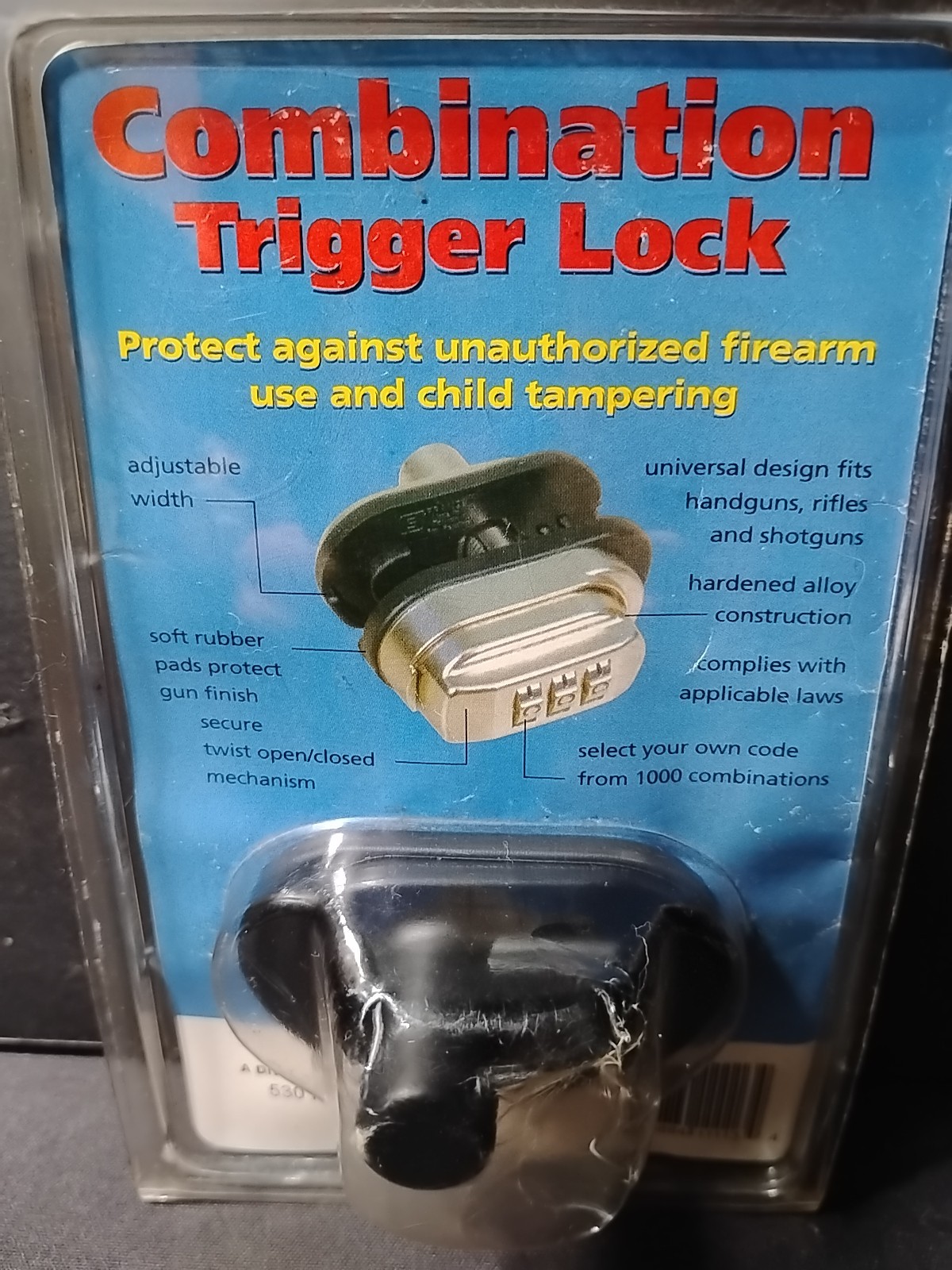 Franzen Security Combination Trigger Lock for Handgun, Rifle, Shotgun