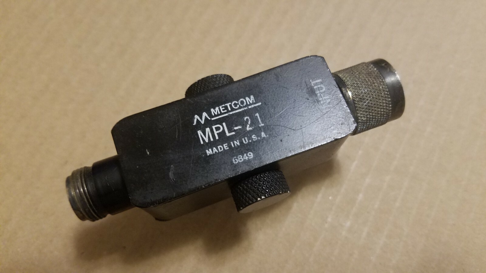 MetCom MPL-21 Type-N(m-f) Made in USA RF Microwave #6849