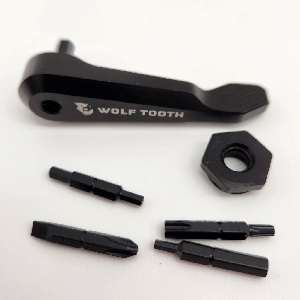 Wolf Tooth Axle Handle Multi-tool Black Thru Axle for Bicycle Repair NO PACKAGE