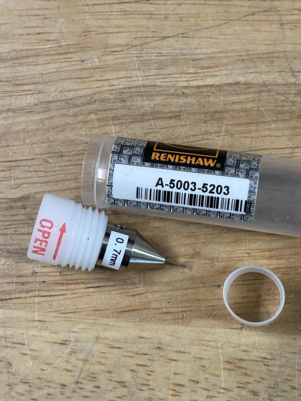 RENISHAW A-5003-5203 M5 Ø0.7 mm ruby ball carbide stem, L 20 mm, EWL 5 probe tip