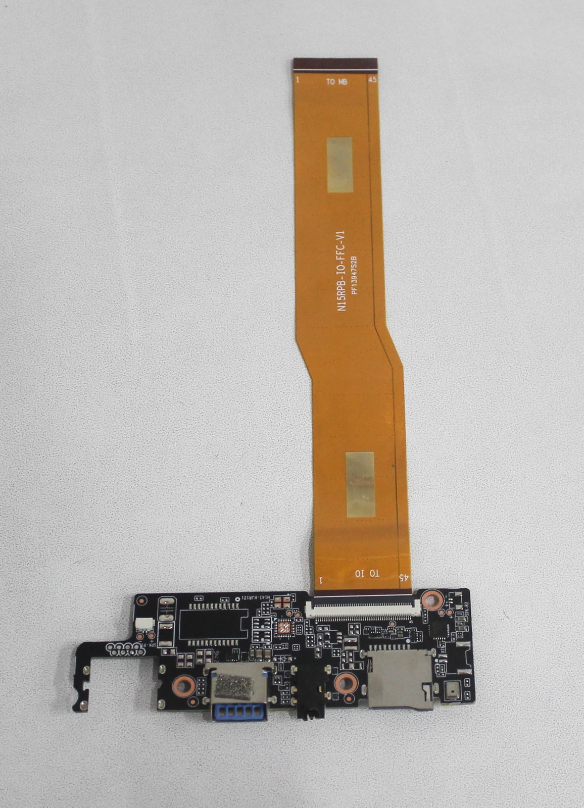 N14I-RJR121 Gateway USB Audio & Card Reader Io Pc Board W/Cable "GRADE A"