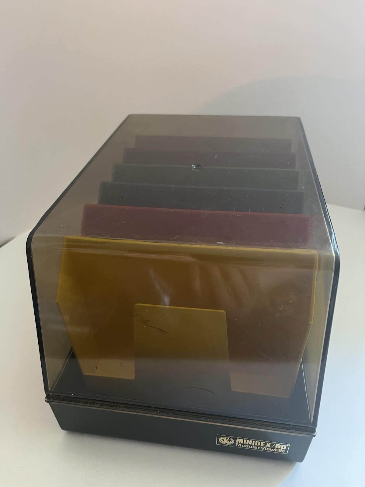 SRW Computer Components Co Minidex /78 Floppy Disc Case Multi Color Sleeves USA