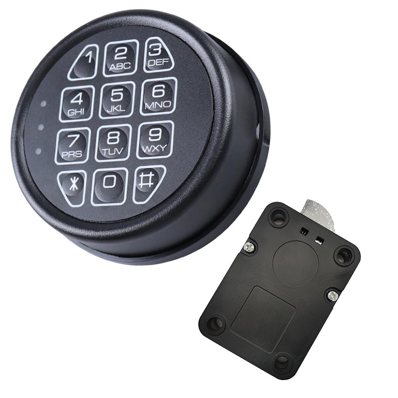 Black Electronic Safe Lock Replacement Keypad for Safe Box and Vault Door