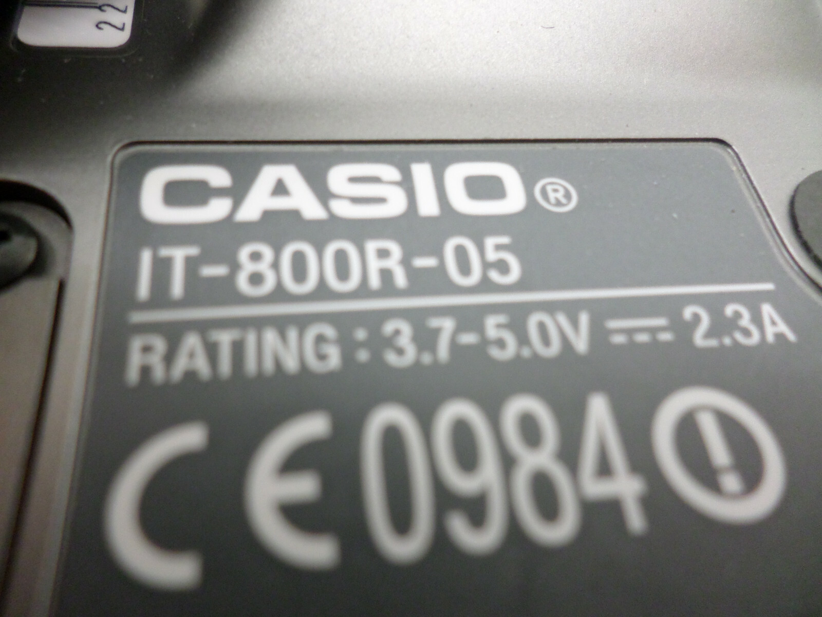 CASIO Industrial Barcode Imager IT-800R-5 Windows 6 Bluetooth