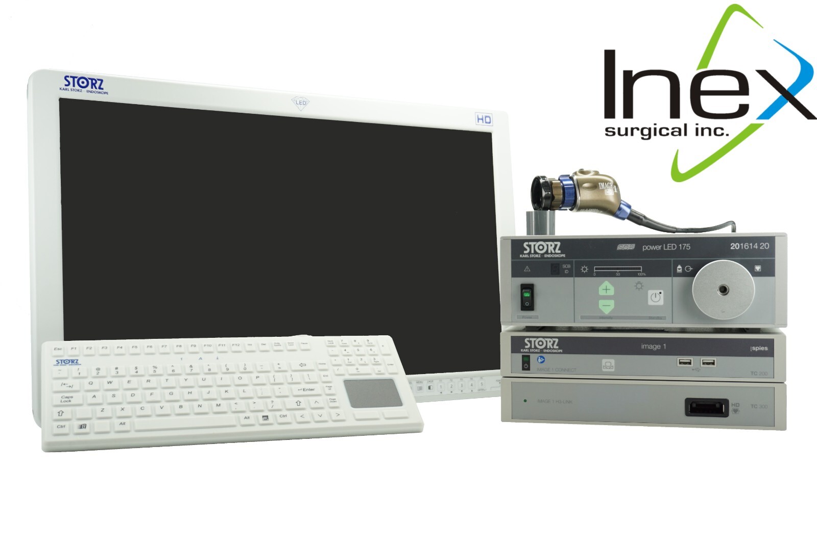 Karl Storz Spies Image 1 System TC200/TC300/TH100 w/ LED Light Source & Monitor
