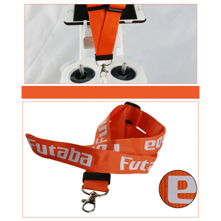 FUTABA, JR, Spektrum Adjustable Neck Strap Belt Sling Lanyard Orange