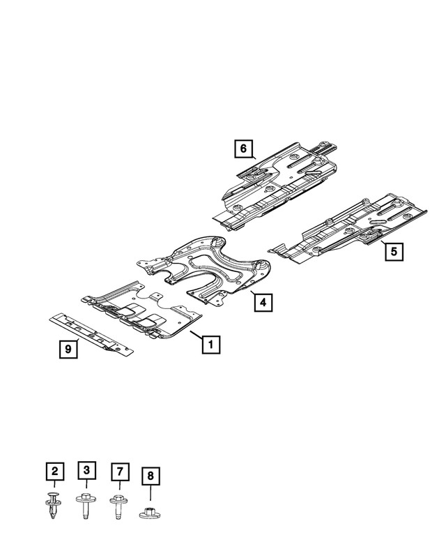 Genuine Mopar Air Baffle 68144536AA