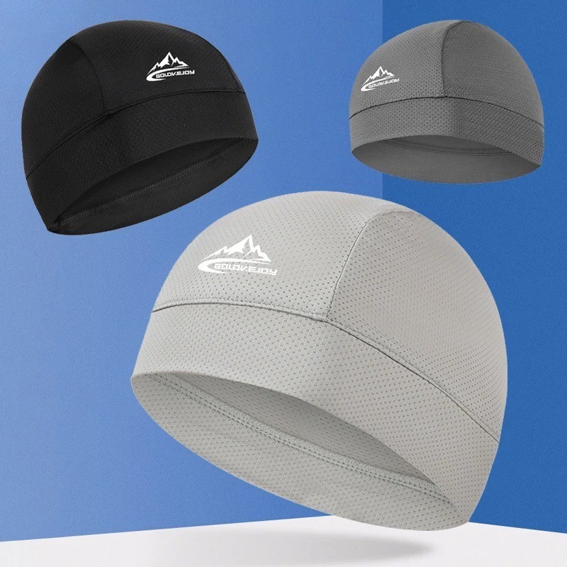 Cooling Skull Cap Helmet Liner Breathable Sweat Wicking Cycling Running Hat