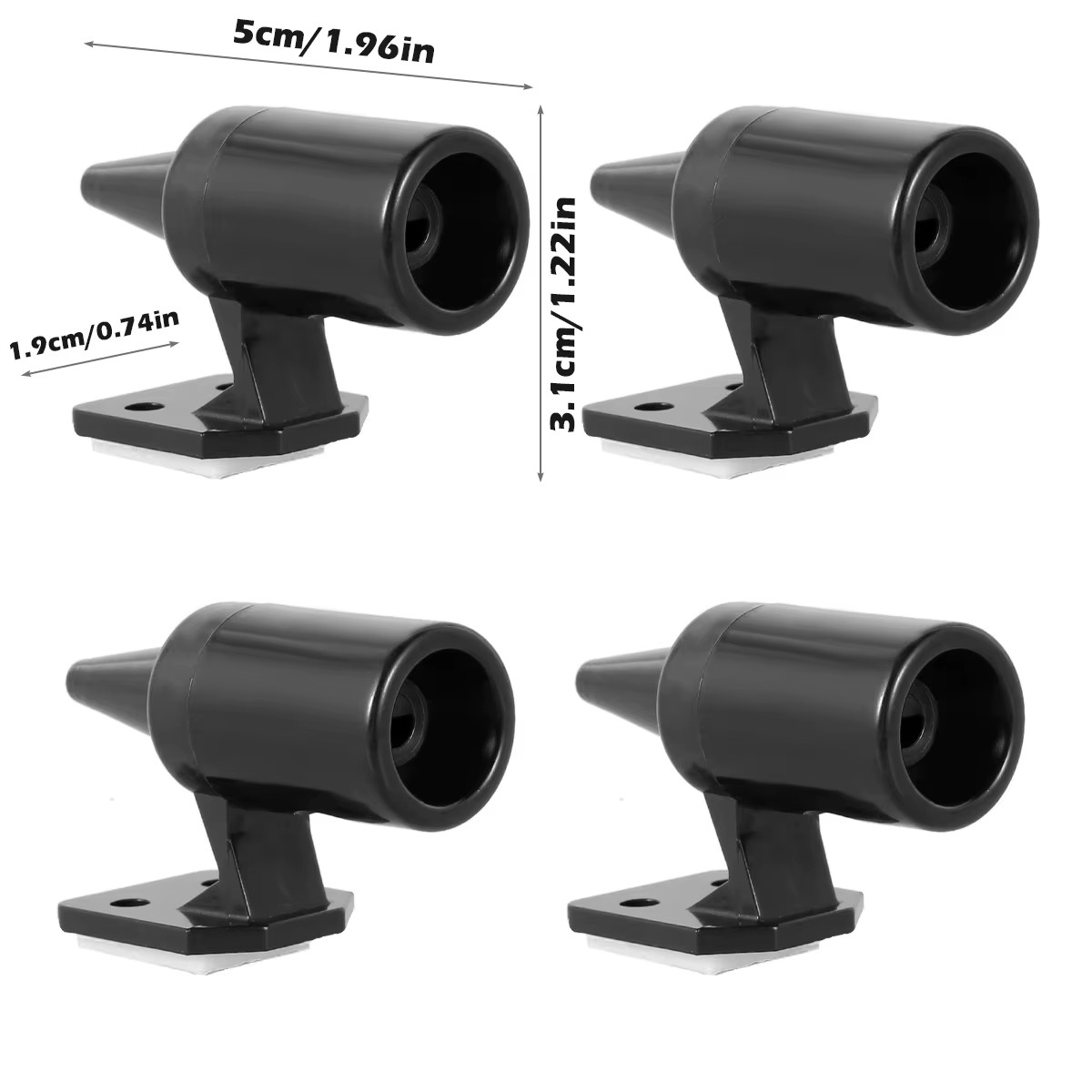 4Pcs anti Collision Siren Deer Repeller Wildlife Repel Warn Device for Vehicle F