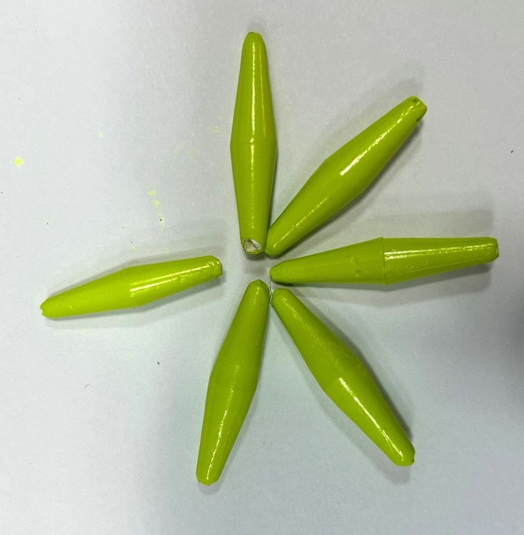 Peg Floats, Single Color Glow in the Dark, (4) Sizes, (8) Colors, (25) per pack