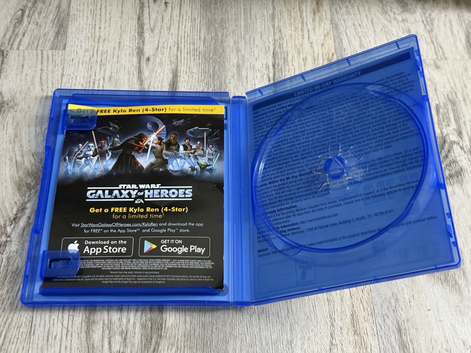 Star Wars Battlefront 2 - PS4 Game Case *NO GAME*