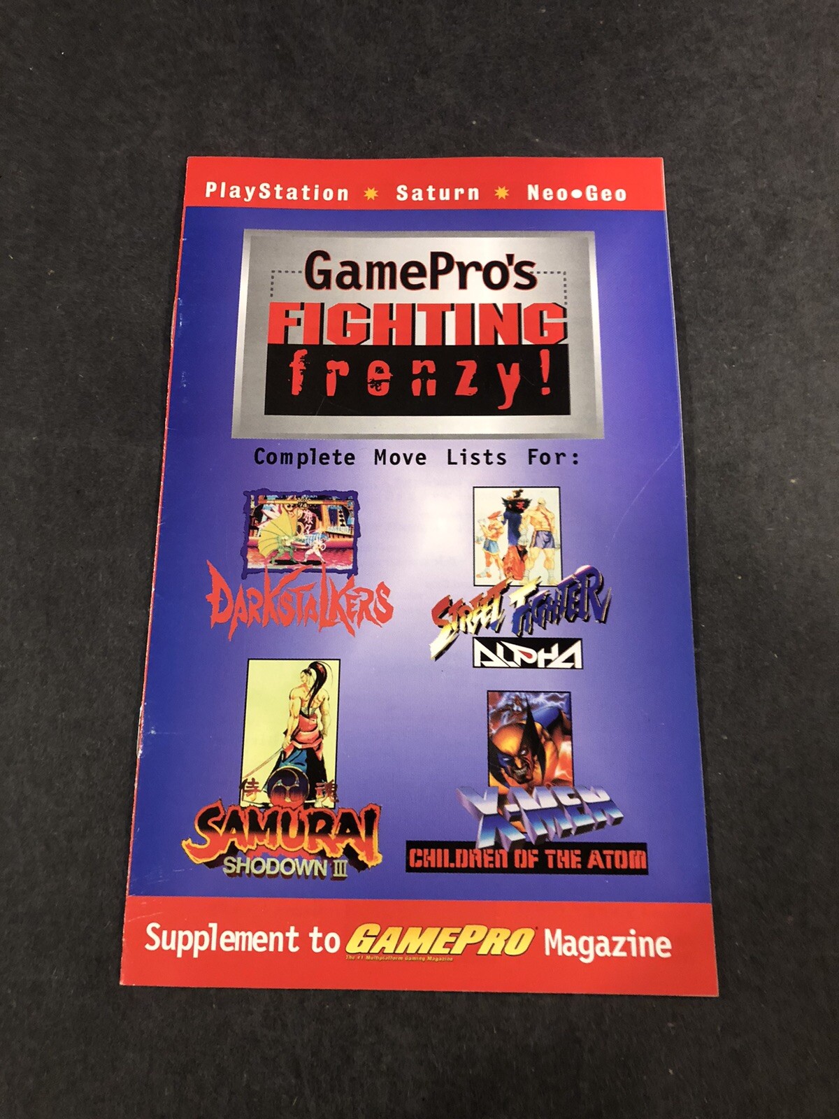 Gamepro Fighting Frenzy Move List Guide Supplement
