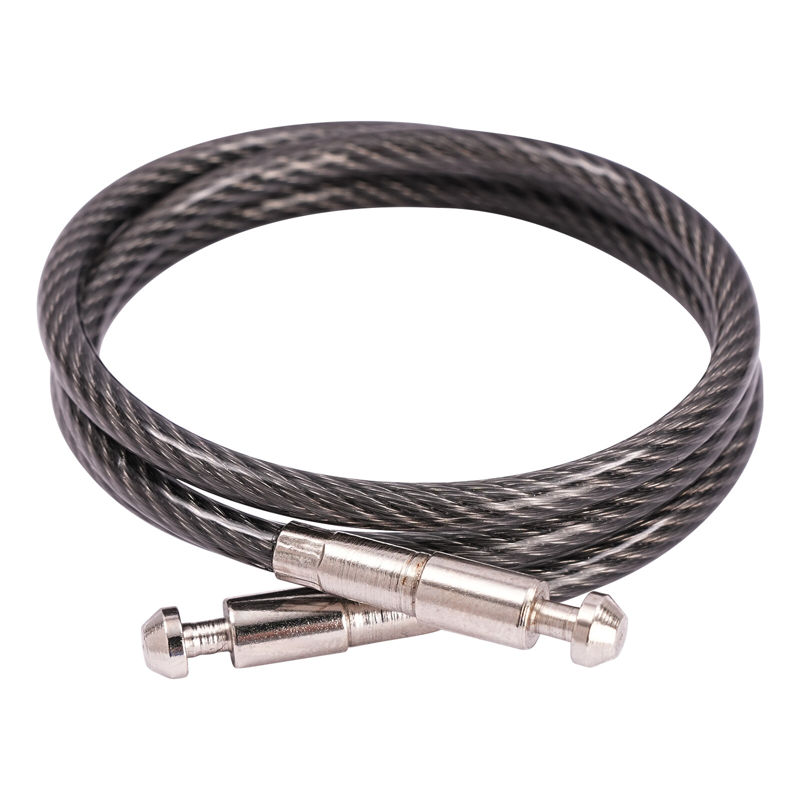 Black Cable Combination Lock 4 Digit Dial Lock with 3* Steel Cables 30/60/120cm