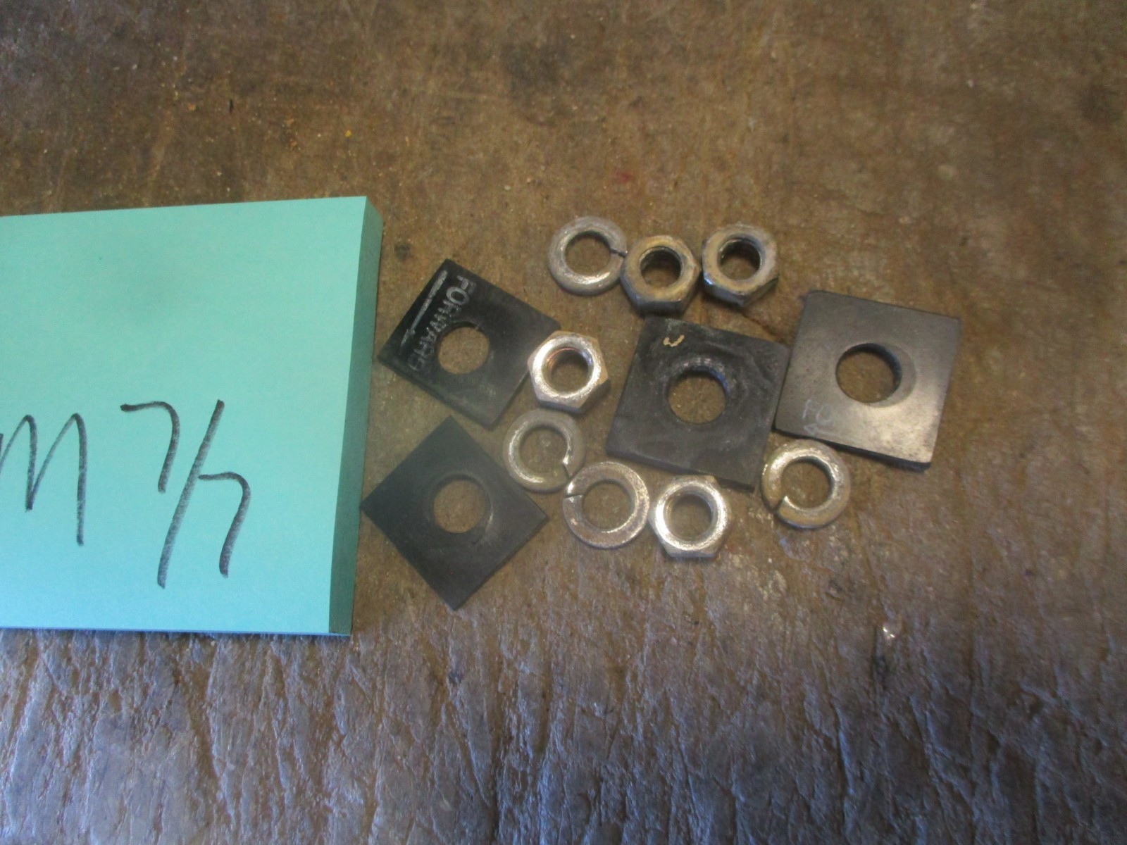 Installation Hardware w/Shims for Battery Cover Front Passenger Seat Base HMMWV