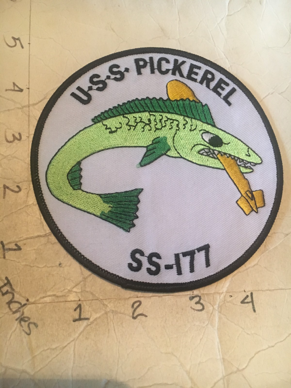 US NAVY USS Pickerel SS-177 Submarine Patch 8/1/25