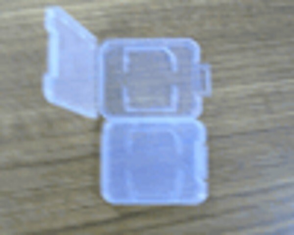10 NEW TOP QUALITY SD CARD CASES ,CLEAR, DL9, FREE SHIPPING