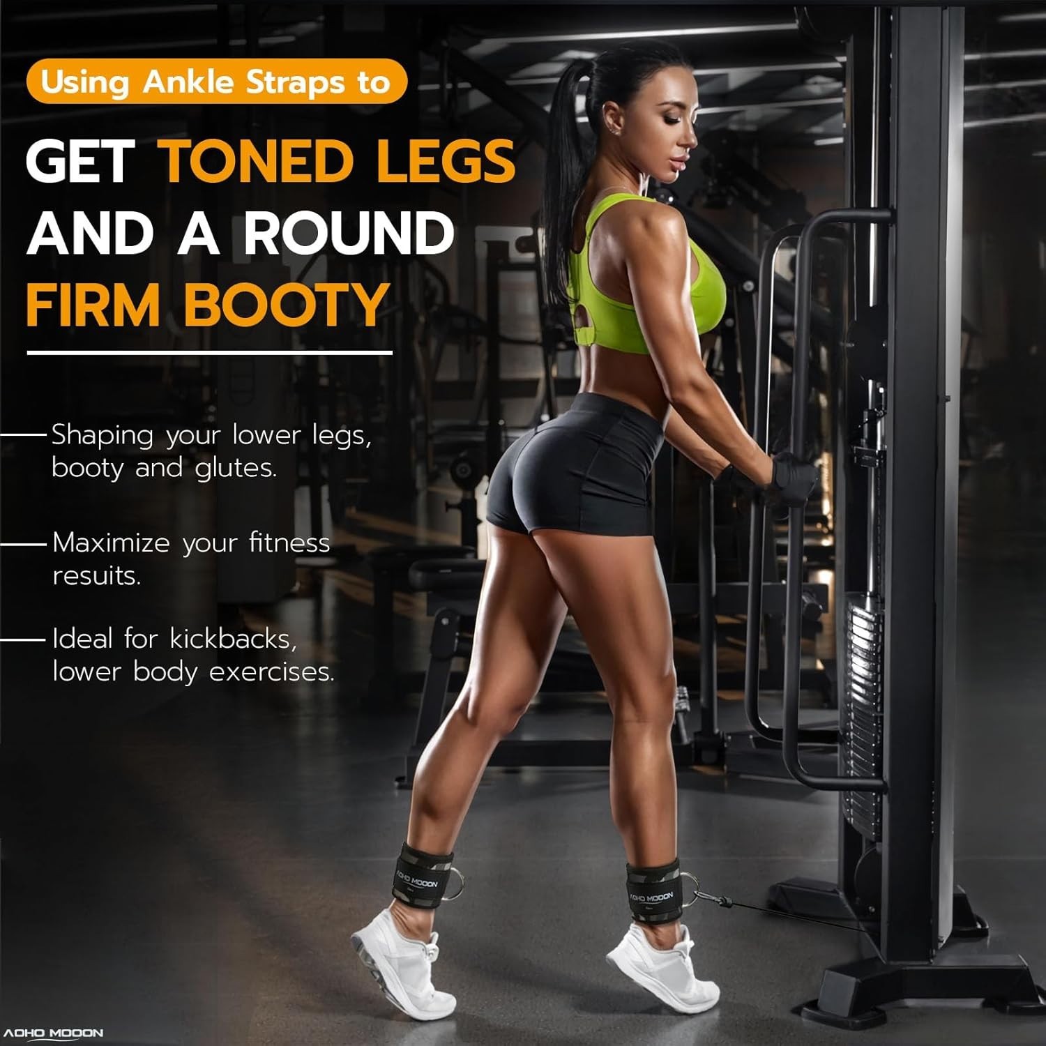Adjustable Ankle Straps for Cable Machines - Durable and Comfortable Fit
