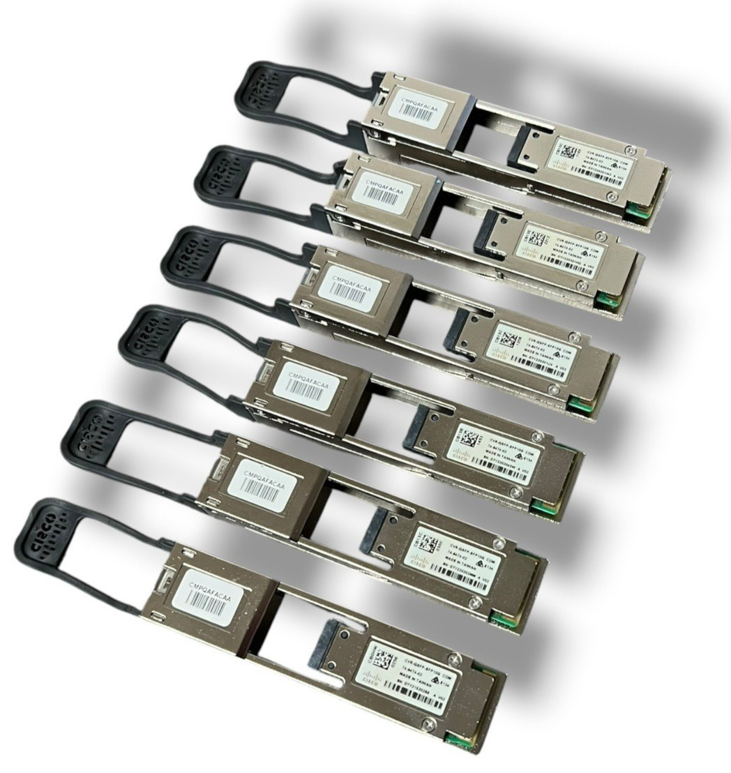 (LOT OF 6) CISCO CVR-QSFP-SFP10G 74-9474-02 with Hologram - TESTED!!