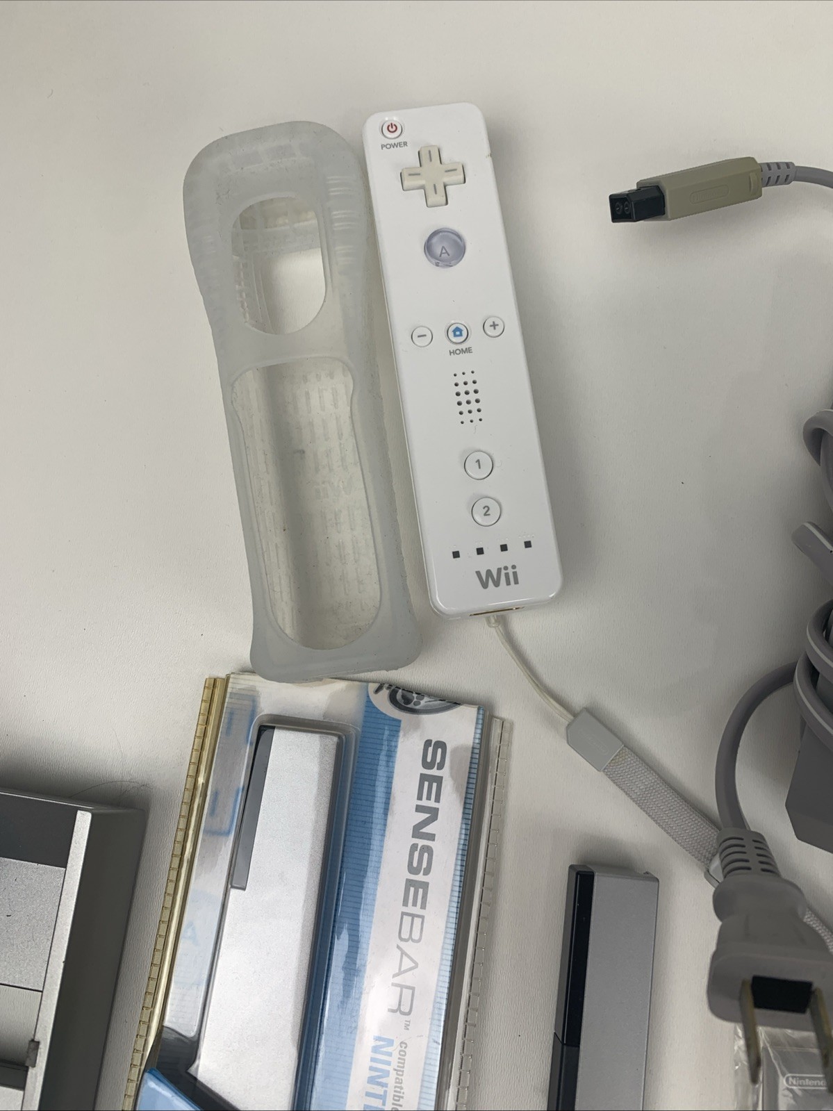 Lot of Nintendo Wii Accessories - Controllers Sensor Bars Power Cable- See Photo