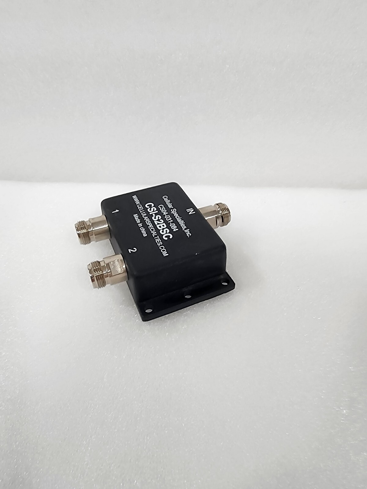Cellular Specialties Three-way Signal Splitter, CSI-S2BSC Type N connections