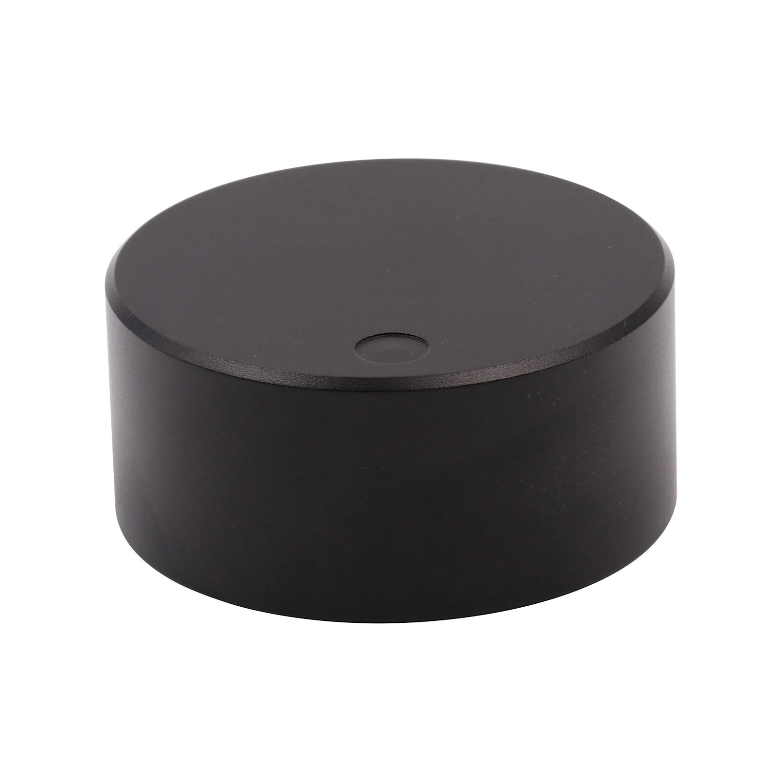1Pc 48*22mm Black High end Machined Solid Aluminum Pointer Knob Volume screw