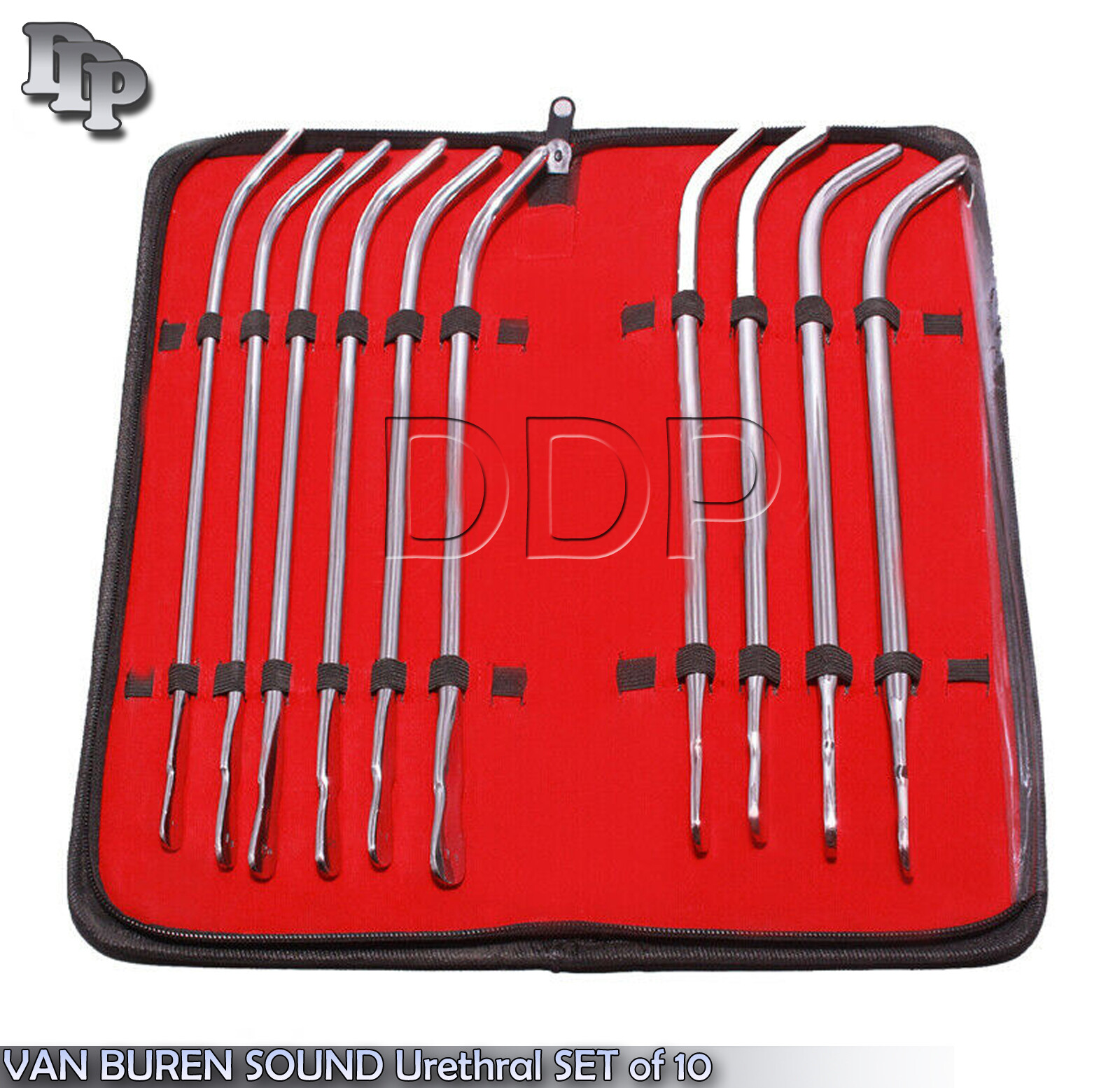 VAN BUREN SOUND SET of 10 Pcs Surgical Instruments