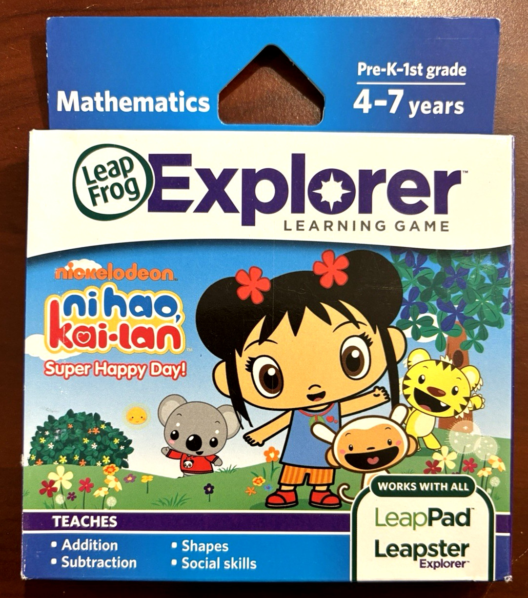 LeapFrog LeapPad Explorer Learning: Ni Hao Kai-Lan Math, Leap Pad 1 2 3 GS U New