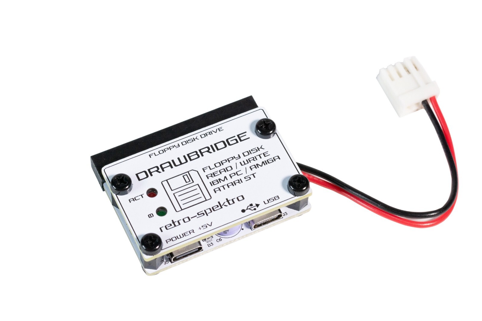DrawBridge Plus CE – Floppy Disk Reader and Writer for Amiga, Atari, IBM