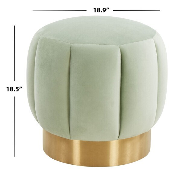 Safavieh MAXINE CHANNEL TUFTED OTTTOMAN, Reduced Price 2172732157 SFV4707K