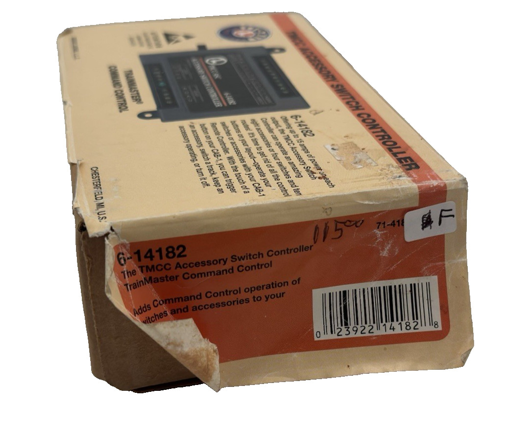 Lionel TMCC Accessory Switch Controller TCC 6-14182 Original Box