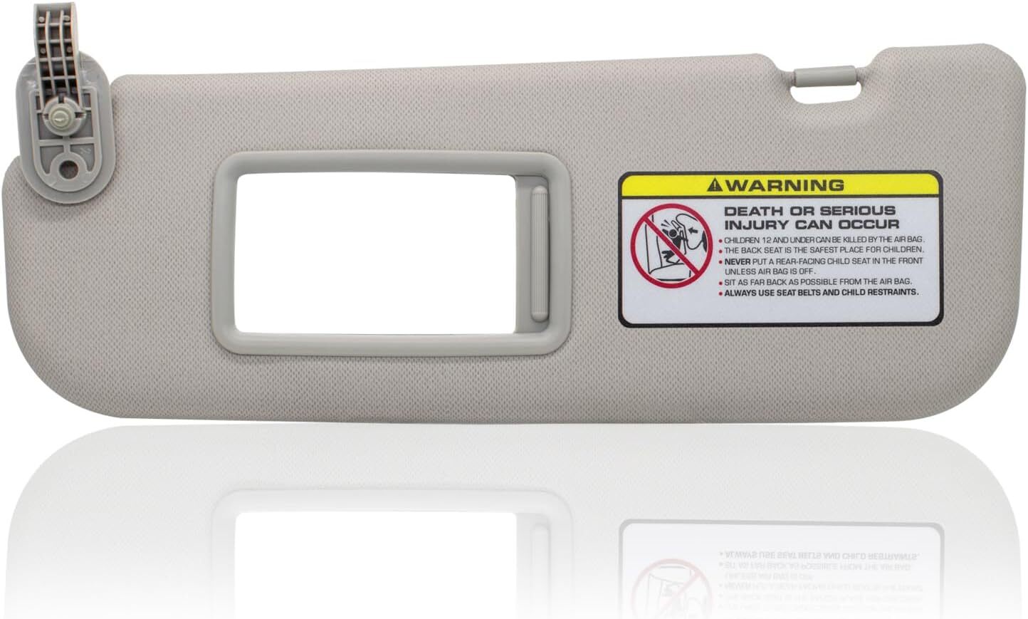 Sun Visor Makeup Mirror Left Grey Driver side Side For Hyundai Elantra MD 11-16